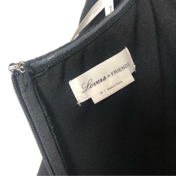 Lovers + Friends Checkmate Strapless Jumpsuit in Black - Picture 3 of 7